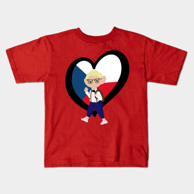 Esc Czech Republic - Mikolas Josef Kids T-Shirt by PseudoL